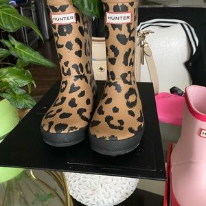Leopard Print Hunter boot